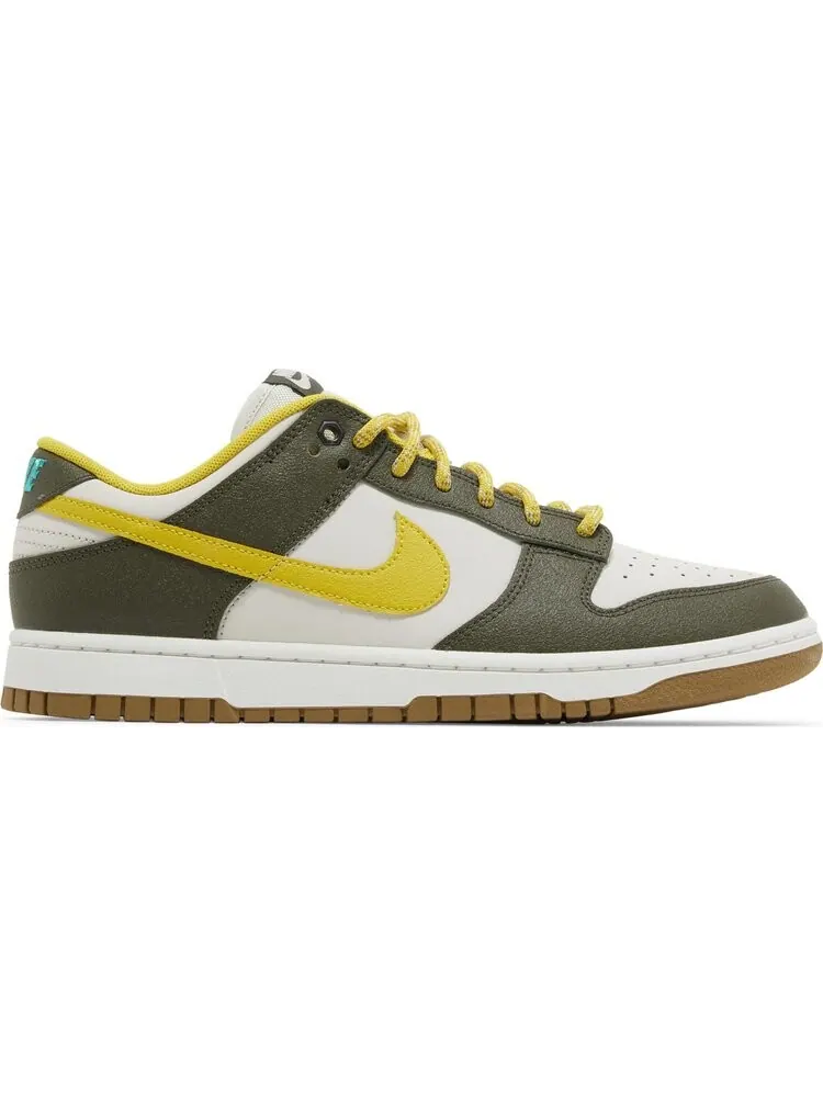 Кроссовки Dunk Low Premium 'Cargo Khaki Vivid Sulfur' — изображение 1 из 4, зеленый
