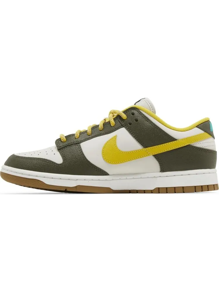 Кроссовки Dunk Low Premium 'Cargo Khaki Vivid Sulfur' — изображение 3 из 4, зеленый