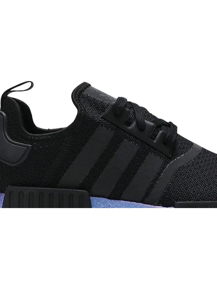 Кроссовки Adidas NMD_R1 'Metallic Blue Boost' — изображение 2 из 8, черный
