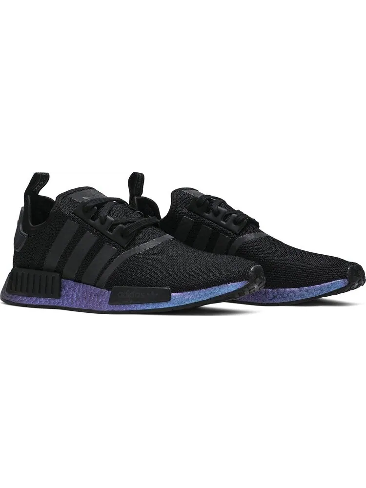 Кроссовки Adidas NMD_R1 'Metallic Blue Boost' — изображение 8 из 8, черный