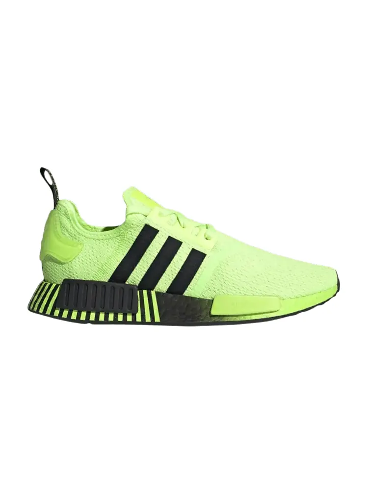 Кроссовки adidas NMD_R1 'Glitch - Signal Green' — изображение 1 из 1, зеленый/черный/зеленый