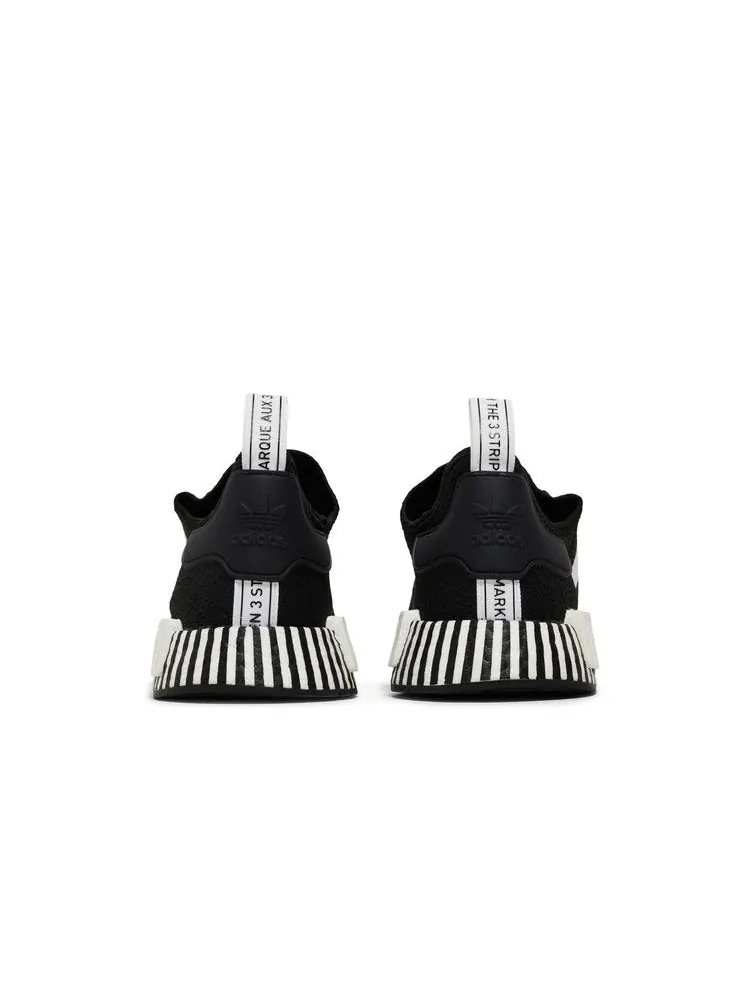 Кроссовки adidas NMD_R1 'Glitch - Black White' — изображение 7 из 9, черный/белый/черный