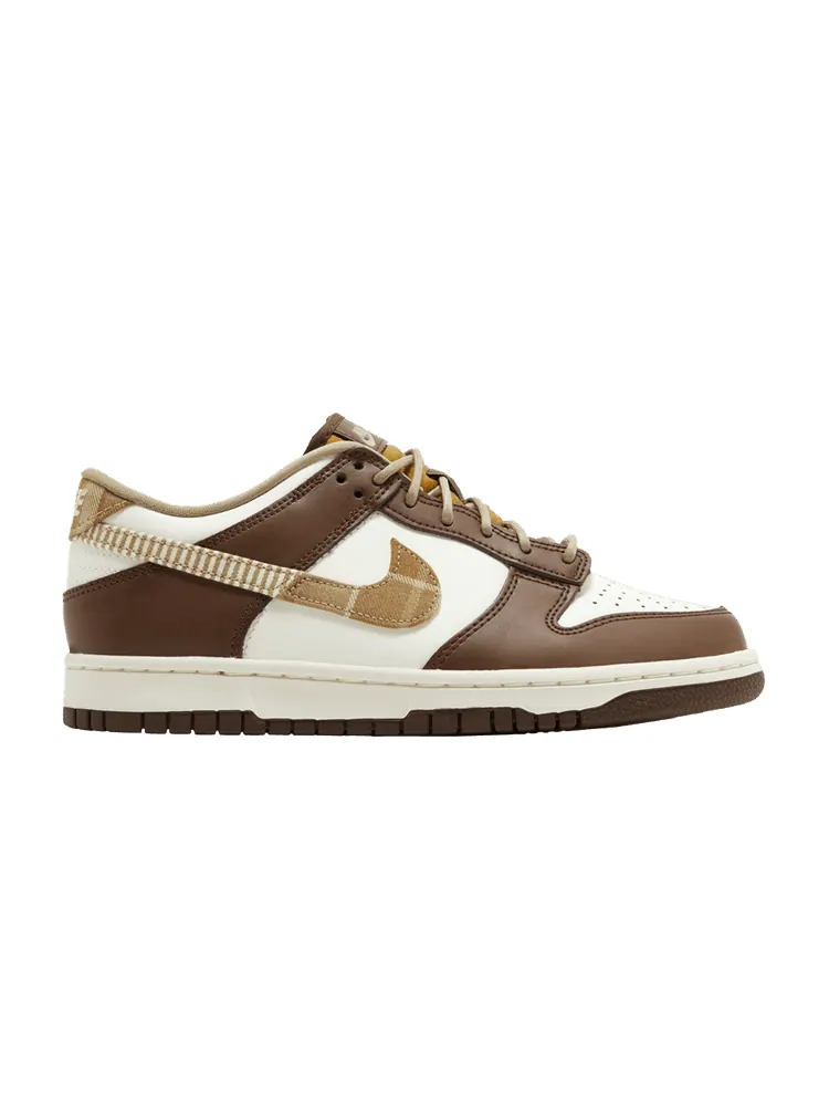 Кроссовки Nike Dunk Low GS 'Plaid Brown' — изображение 1 из 9
