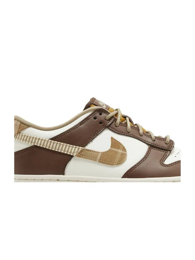 Кроссовки Nike Dunk Low GS 'Plaid Brown' — изображение 3 из 9