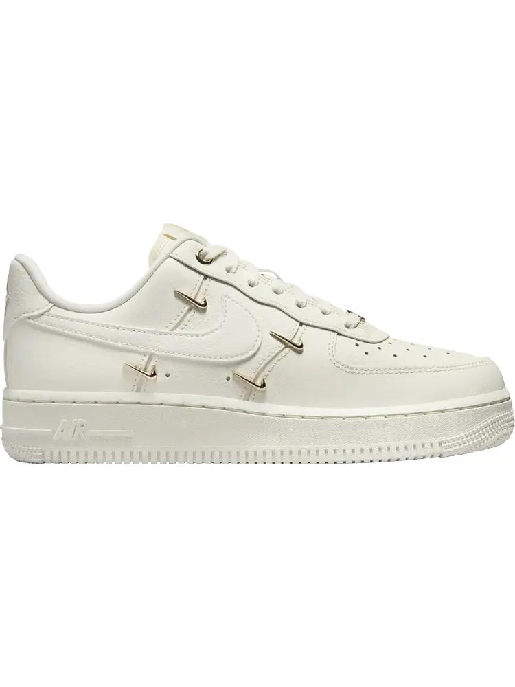 Кроссовки Wmns Air Force 1 '07 LX 'Mini Swoosh - Metallic Gold' — изображение 1 из 1, белый