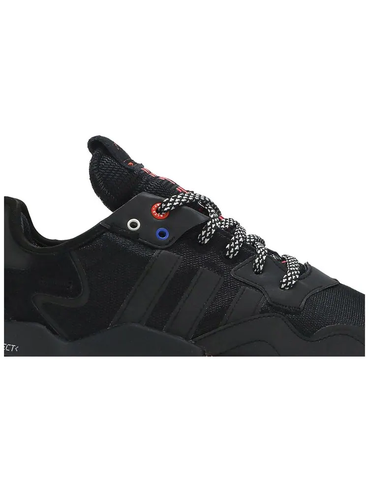 Кроссовки adidas Nite Jogger 'Black Metallic' — изображение 2 из 8, черный