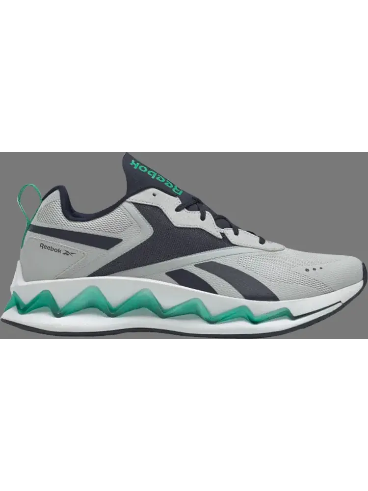 Кроссовки zig elusion 'navy court green' Reebok — изображение 1 из 1, серый