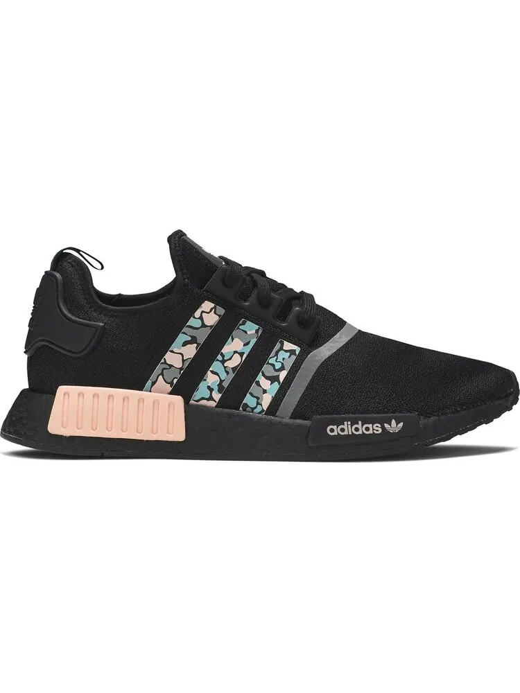 Кроссовки Adidas NMD_R1 STLT Primeknit 'Aqua Pink Camo' — изображение 1 из 8, черный