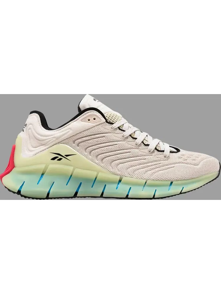 Кроссовки zig kinetica 'alabaster' Reebok, пломбир — изображение 1 из 1, бежевый