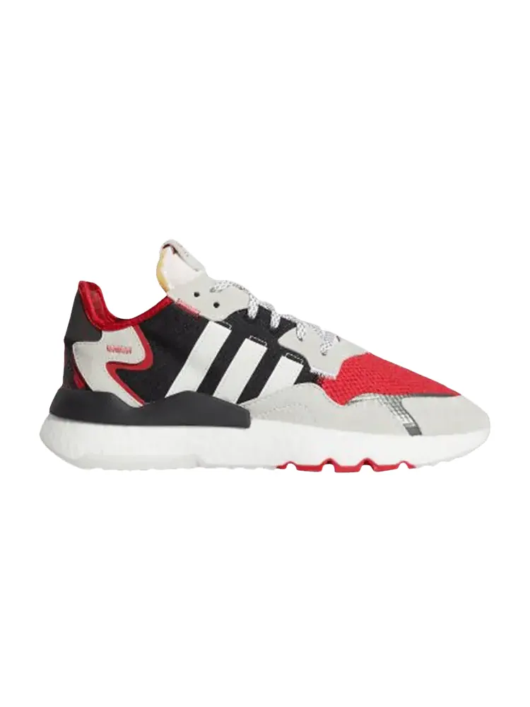 Кроссовки adidas Nite Jogger 'Scarlet' — изображение 1 из 1, черный/белый