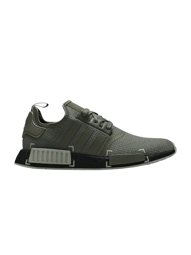 Кроссовки adidas NMD_R1 'Legacy Green Black' — изображение 1 из 9, зеленый/серый/черный