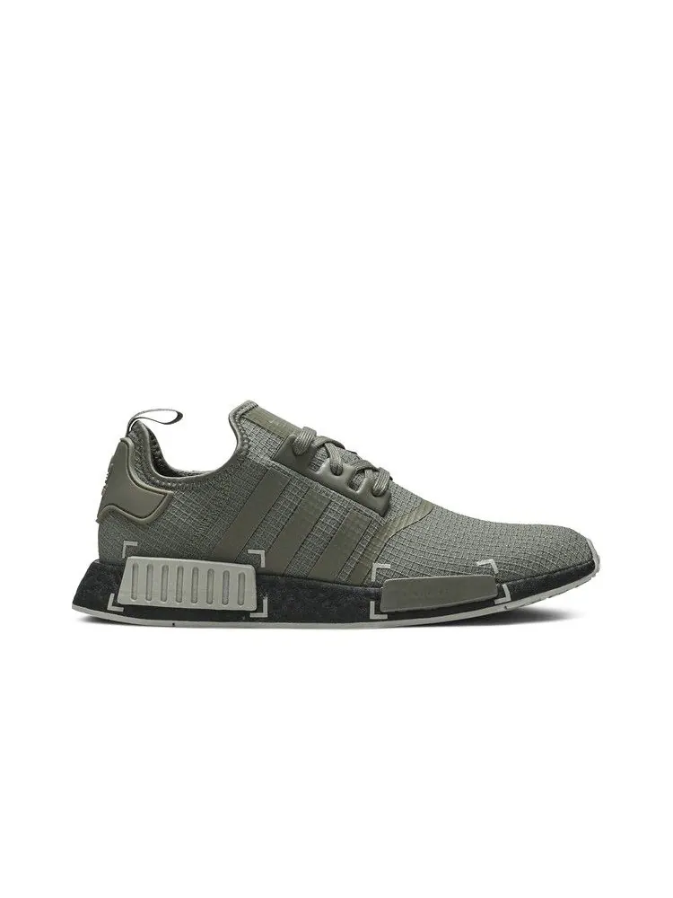 Кроссовки adidas NMD_R1 'Legacy Green Black' — изображение 2 из 9, зеленый/серый/черный