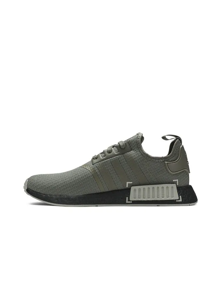 Кроссовки adidas NMD_R1 'Legacy Green Black' — изображение 4 из 9, зеленый/серый/черный