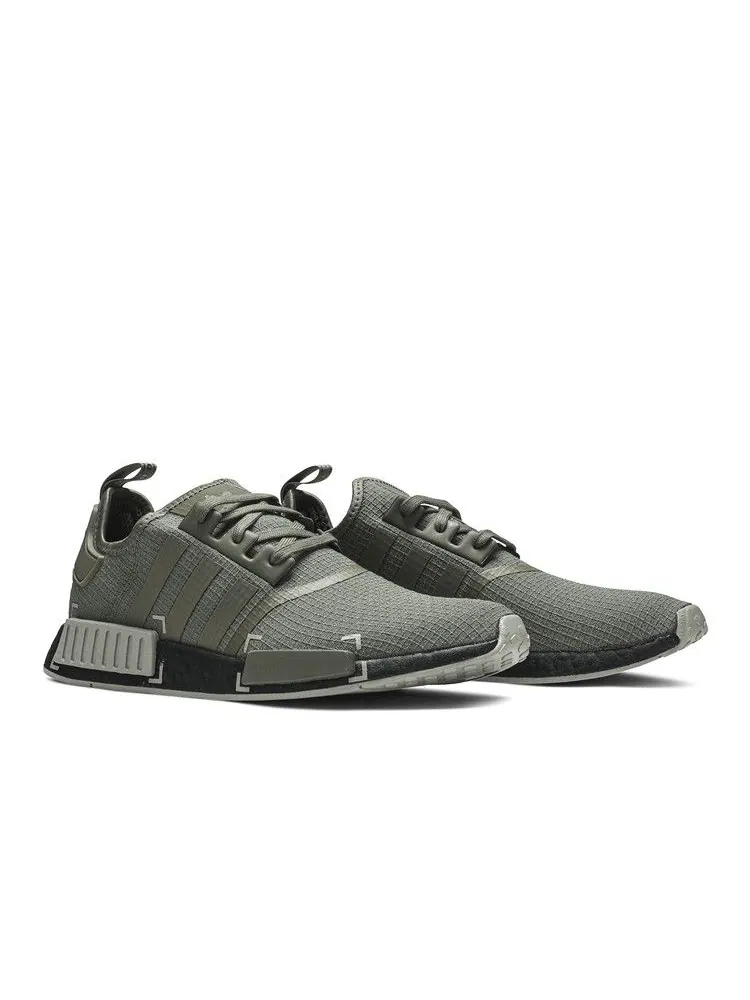 Кроссовки adidas NMD_R1 'Legacy Green Black' — изображение 9 из 9, зеленый/серый/черный