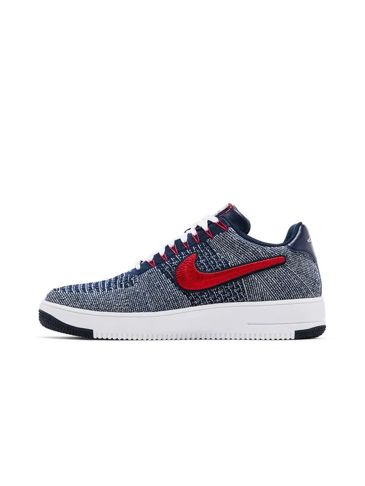 Кроссовки Nike Robert Kraft x Air Force 1 Ultra Flyknit Low 'New England Patriots 30th Anniversary' — изображение 4 из 9