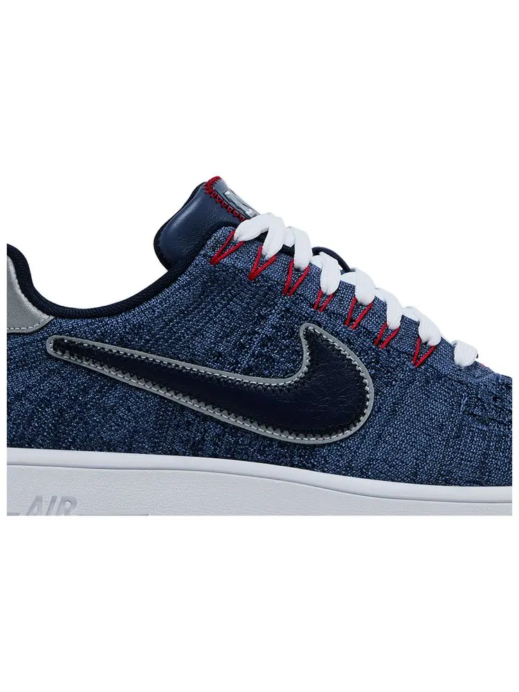 Кроссовки Nike Air Force 1 Ultra Flyknit Low — изображение 2 из 8, синий