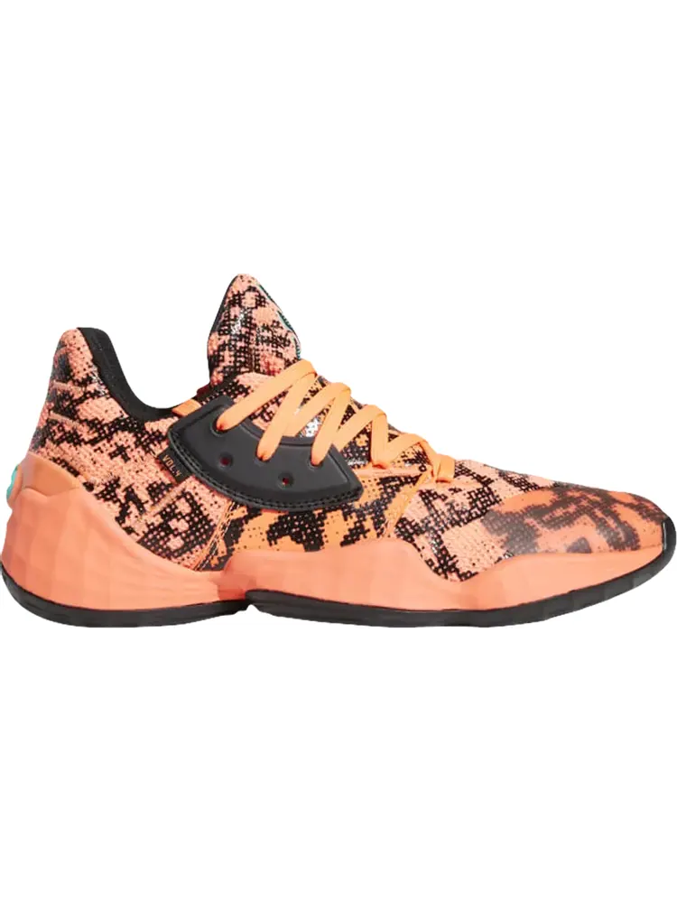 Кроссовки Adidas Harden Vol. 4 'Signal Coral' — изображение 1 из 1, оранжевый