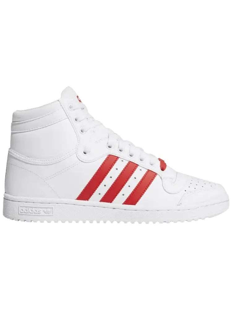 Кроссовки adidas Top Ten High 'White Lush Red' — изображение 1 из 1, белый