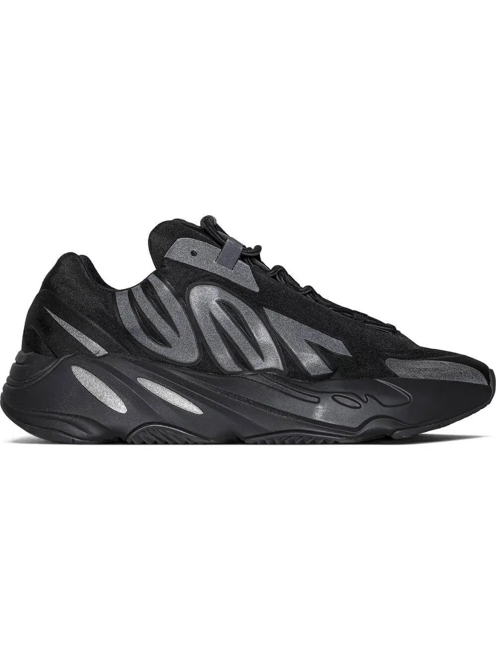Кроссовки Adidas Yeezy Boost 700 MNVN Triple Black — изображение 2 из 9, черный