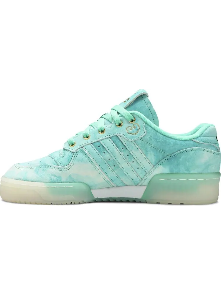 Кроссовки Adidas Rivalry Low 'Hi Res Green' — изображение 3 из 8, бирюзовый