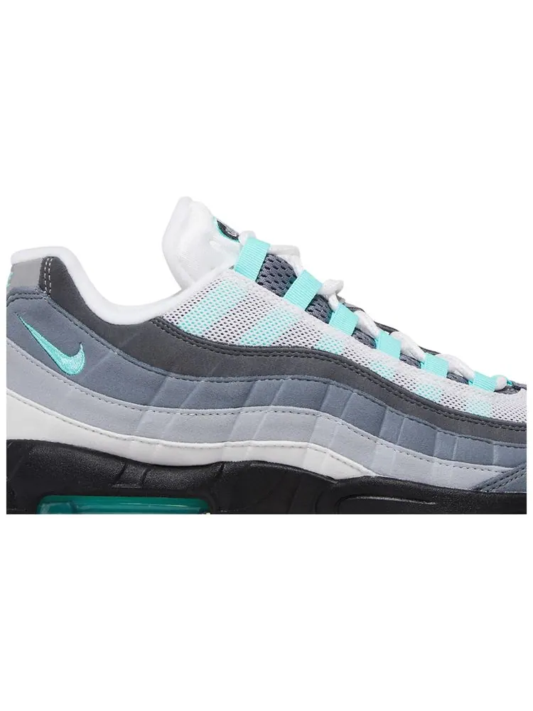 Кроссовки Nike Air Max 95 'Hyper Turquoise' — изображение 2 из 8, серый