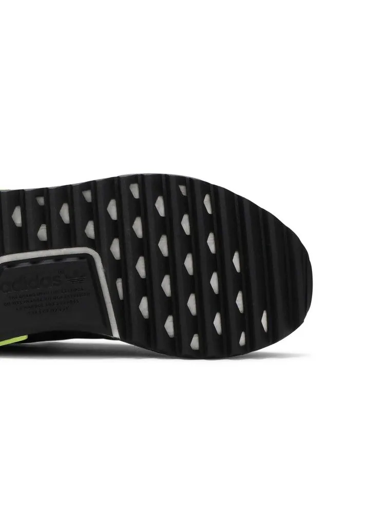 Кроссовки adidas NMD_R1 Trail J 'Black Solar Yellow' — изображение 6 из 9, черный/синий/желтый