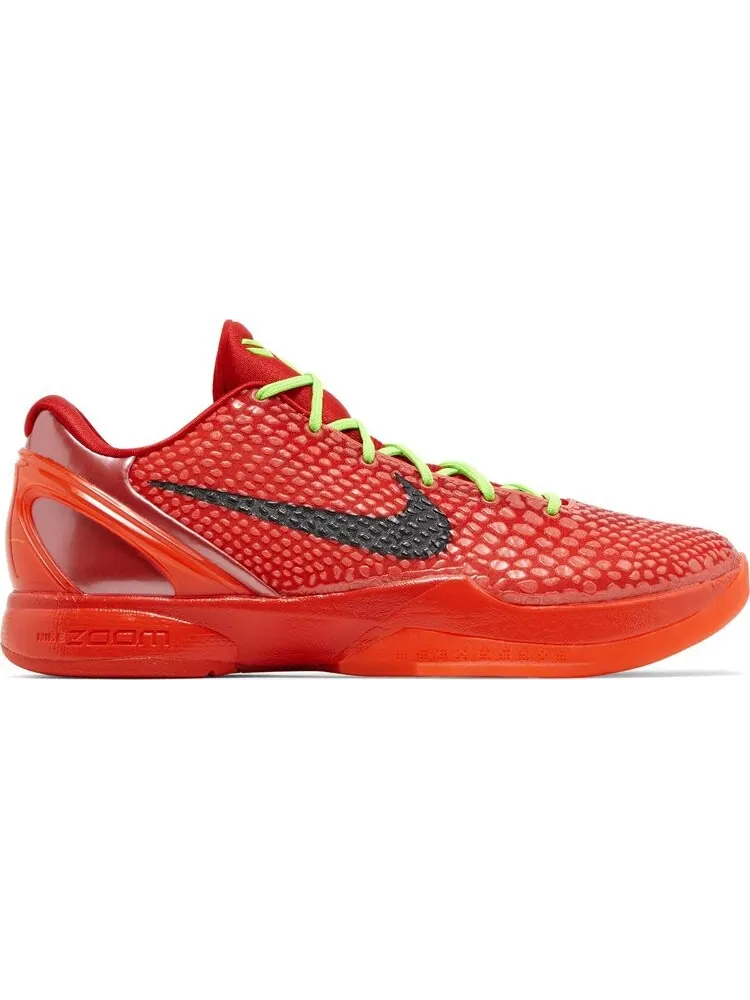 Кроссовки Zoom Kobe 6 Protro 'Reverse Grinch' — изображение 1 из 4, красный