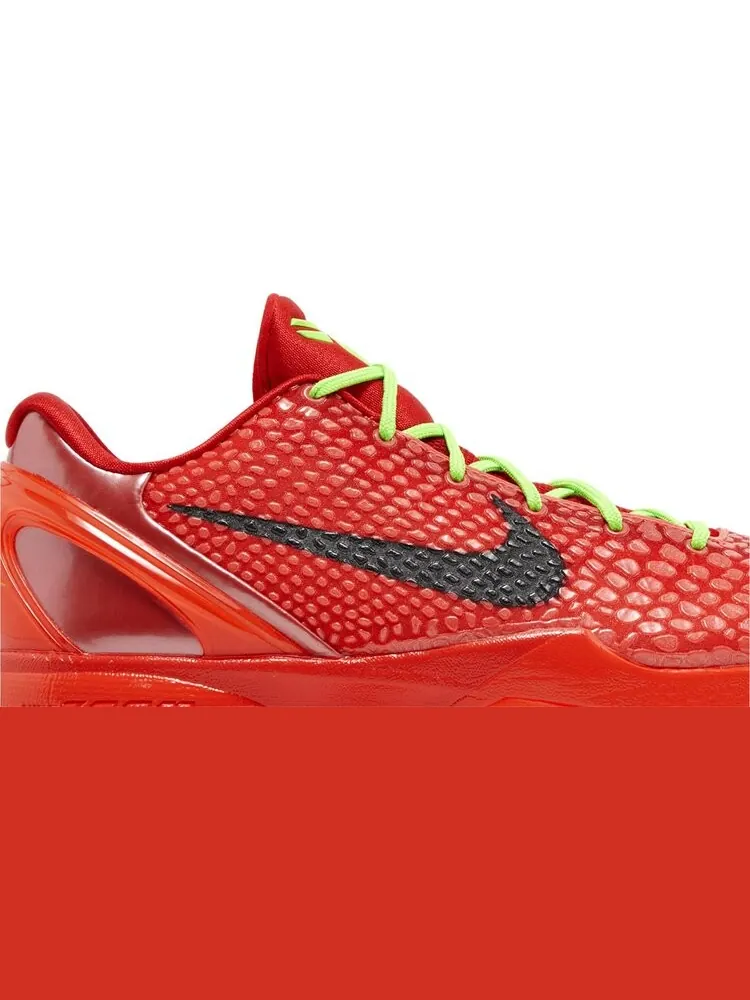 Кроссовки Zoom Kobe 6 Protro 'Reverse Grinch' — изображение 2 из 4, красный