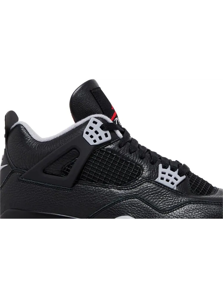 Кроссовки Air Jordan 4 Retro 'Bred Reimagined' — изображение 2 из 4, черный