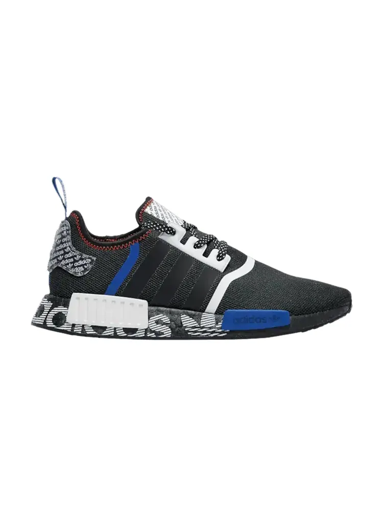 Кроссовки adidas NMD_R1 'Transmission Pack - Black' — изображение 1 из 1, черный//красный