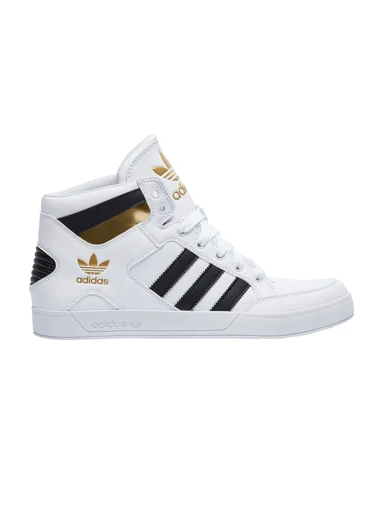 Кроссовки Hard Court High 'White Black Gold' — изображение 1 из 1, белый черный золотистый