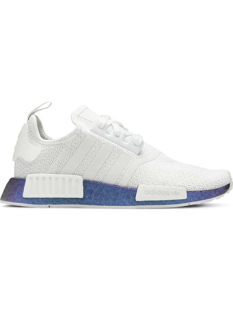 Кроссовки Adidas NMD_R1 'Metallic Blue Boost' — изображение 1 из 8, серый