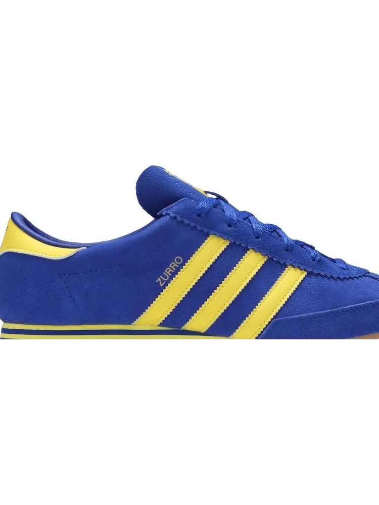 Кроссовки Adidas Zurro SPZL 'Bold Blue Yellow' — изображение 2 из 8, синий
