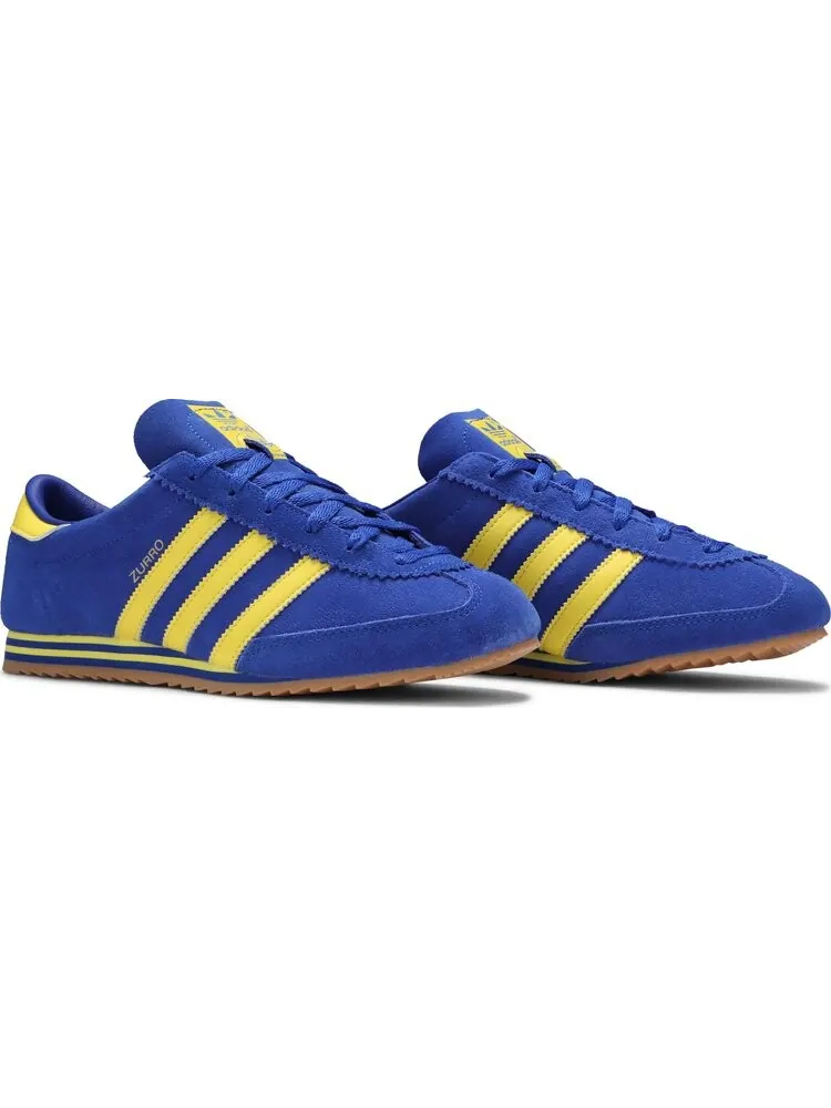 Кроссовки Adidas Zurro SPZL 'Bold Blue Yellow' — изображение 8 из 8, синий