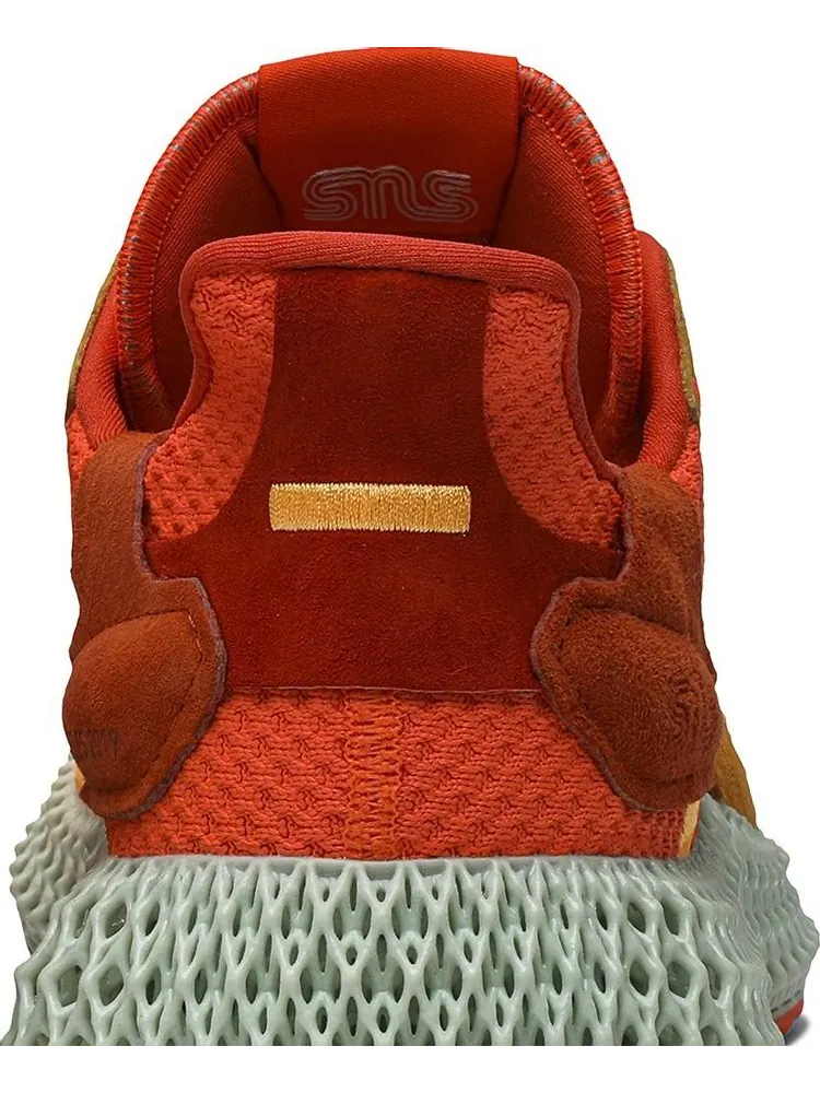 Кроссовки Adidas Sneakersnstuff x ZX 4000 4D 'Sunrise' — изображение 7 из 8, оранжевый