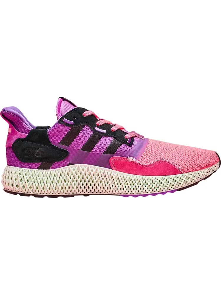 Кроссовки Adidas Sneakersnstuff x ZX 4000 4D 'Sunset' — изображение 1 из 1, фиолетовый