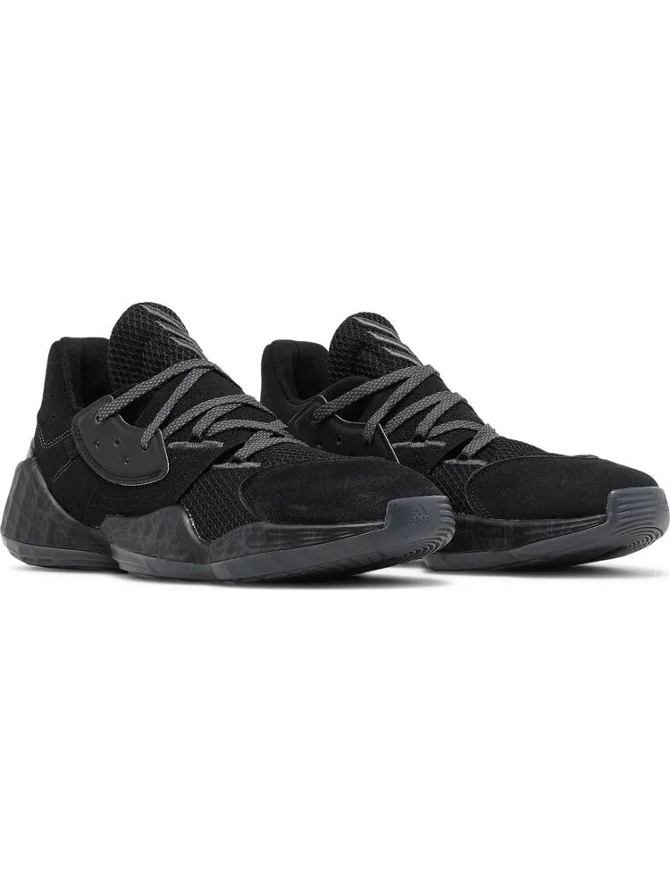 Кроссовки Adidas Harden Vol.4 GCA 'Lights Out' — изображение 8 из 8, черный