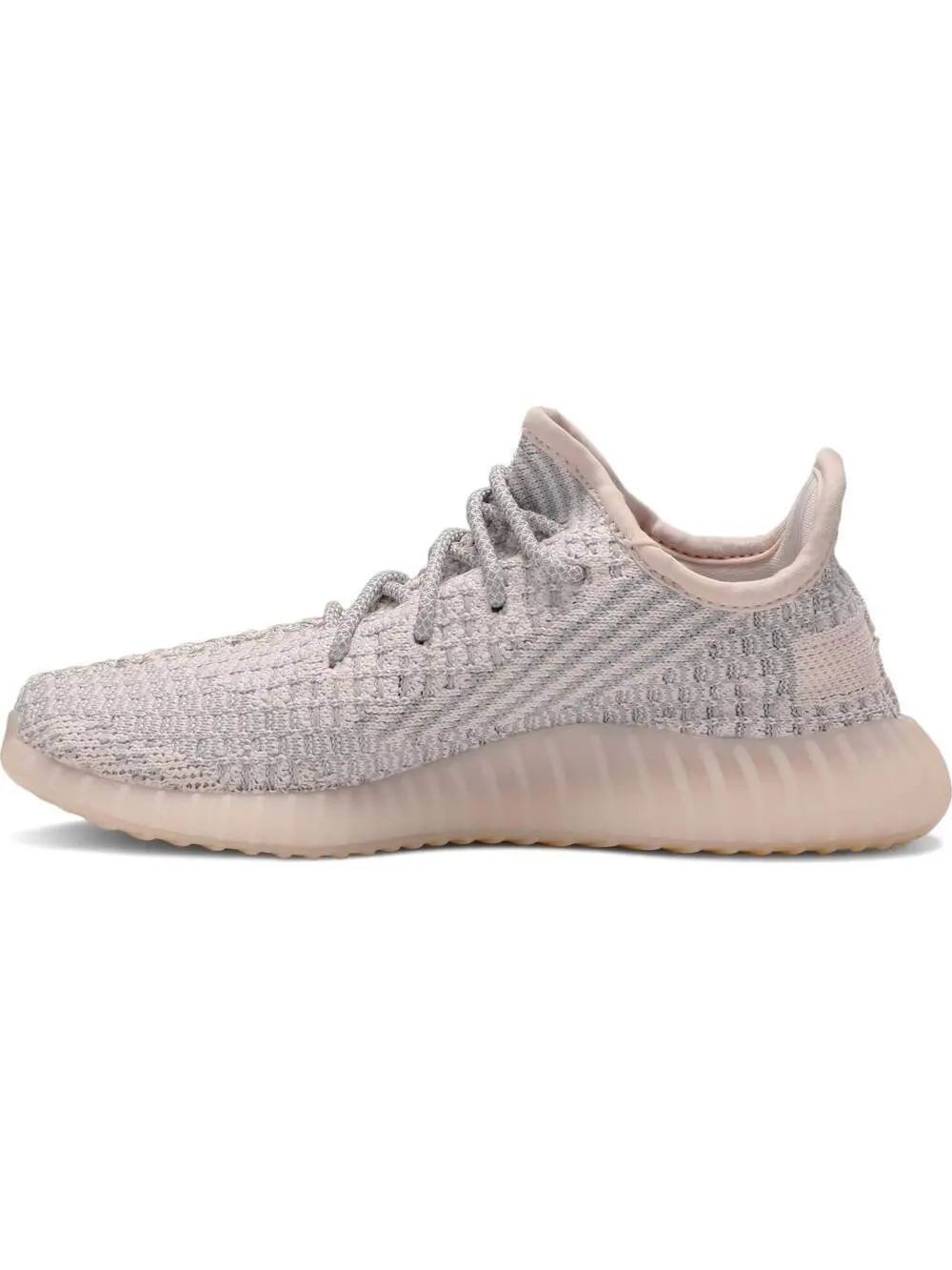 Кроссовки Adidas Yeezy Boost 350 V2 Synth Non-Reflective — изображение 2 из 8, розовый