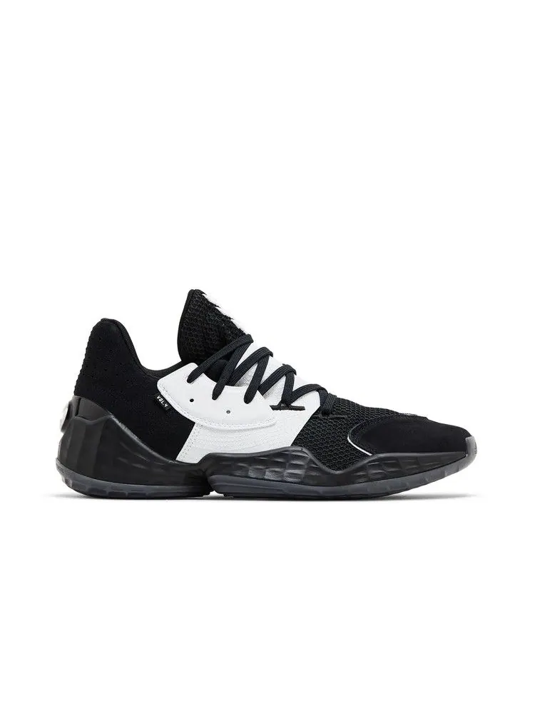 Кроссовки adidas Harden Vol. 4 'Black White' — изображение 2 из 9, черный/белый/черный