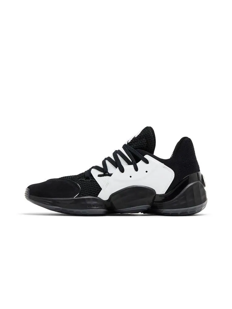 Кроссовки adidas Harden Vol. 4 'Black White' — изображение 4 из 9, черный/белый/черный