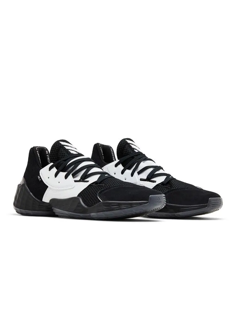 Кроссовки adidas Harden Vol. 4 'Black White' — изображение 9 из 9, черный/белый/черный