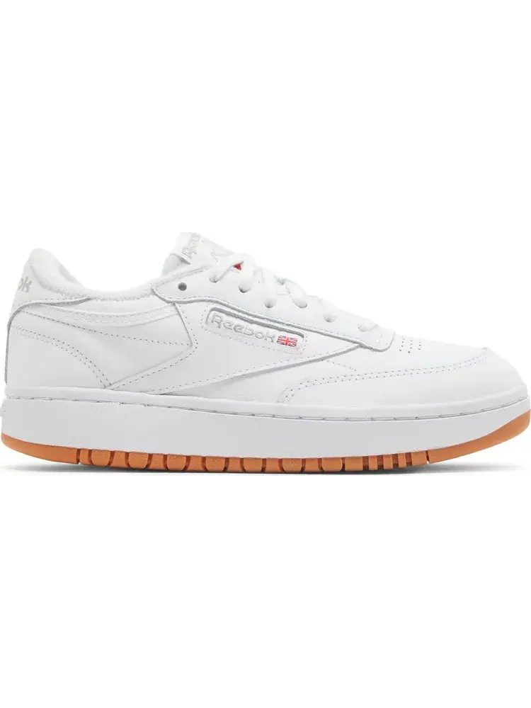 Кроссовки wmns club c double 'white gum' Reebok — изображение 1 из 8, белый