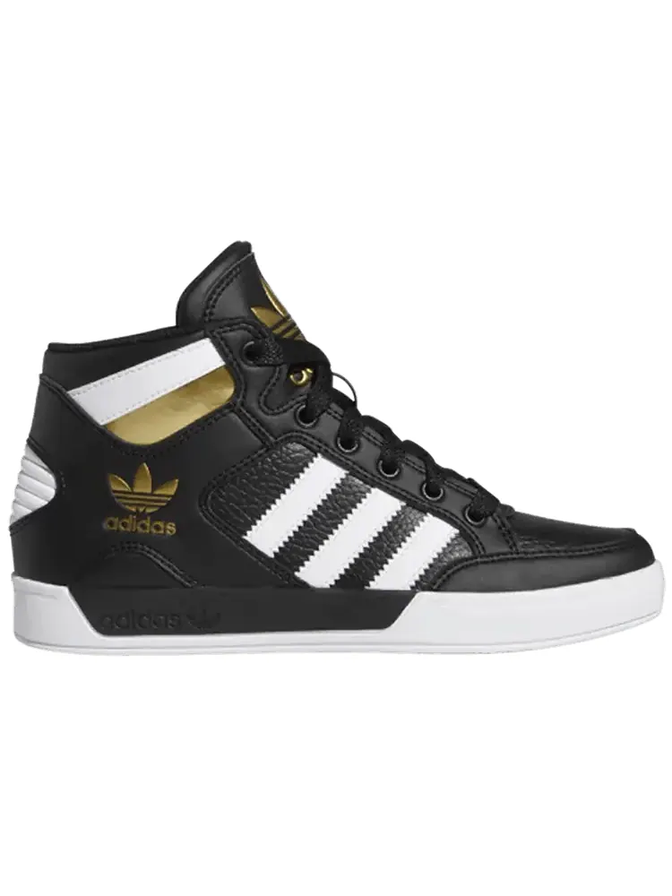 Кроссовки adidas Hard Court High J 'Black Gold' — изображение 1 из 1, черный