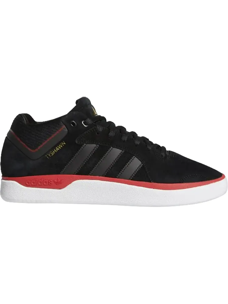 Кроссовки Adidas Tyshawn 'Black Scarlet' — изображение 1 из 1, черный