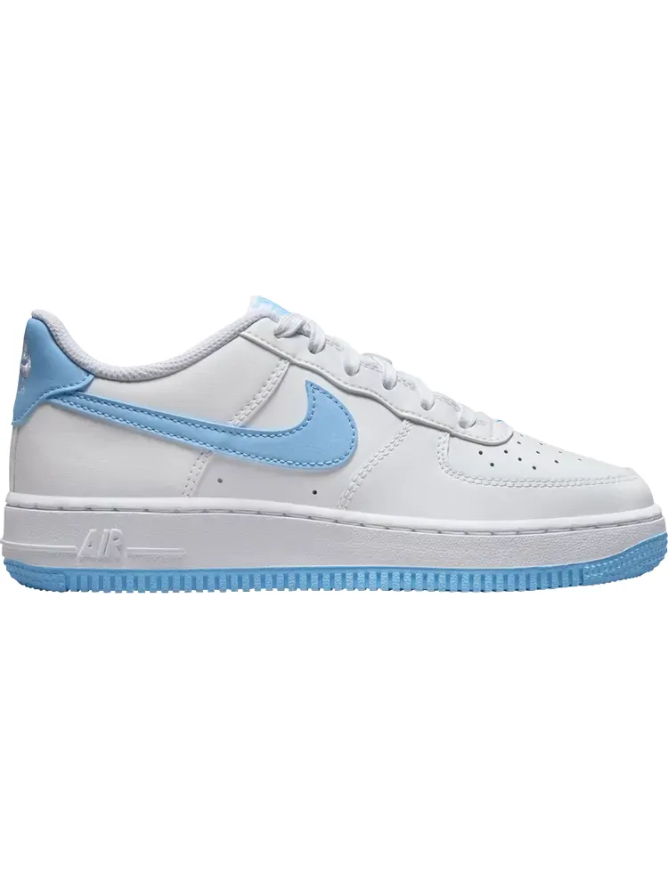 Кроссовки Air Force 1 GS 'White Aquarius Blue' — изображение 1 из 1, белый