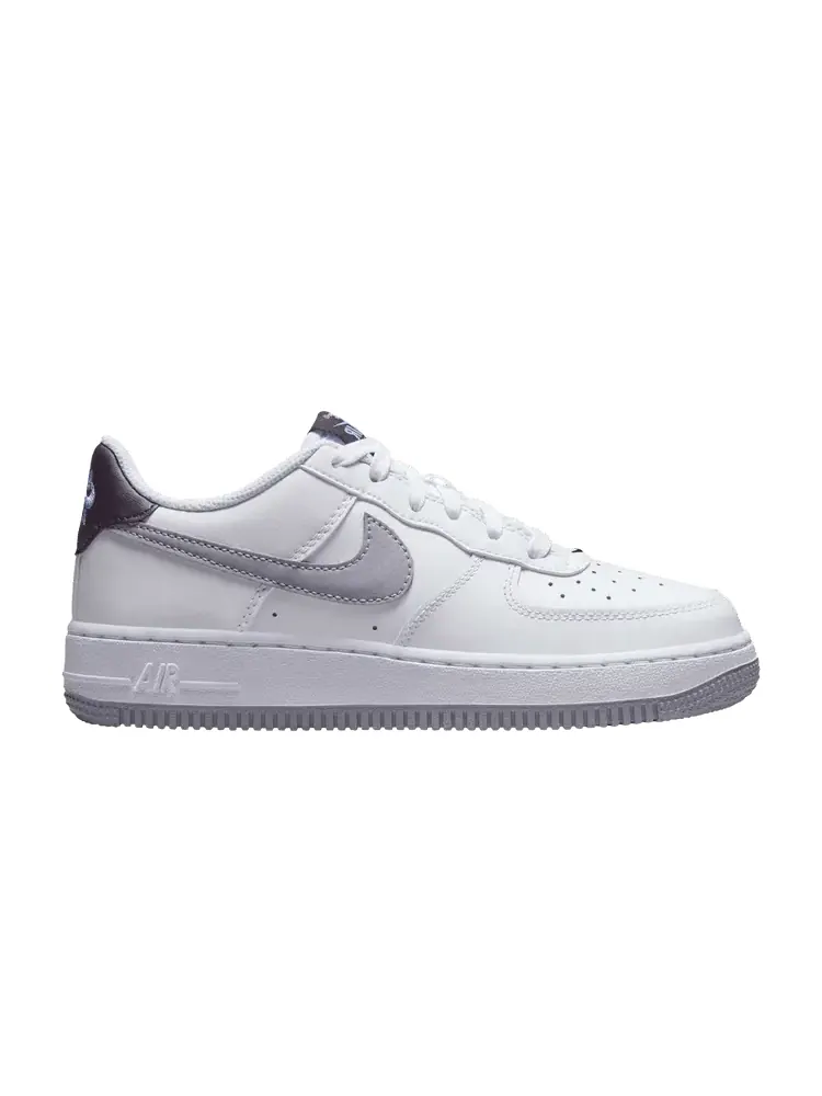 Кроссовки Nike Air Force 1 GS 'White Cement Grey' — изображение 1 из 1, белый/бордовый//серый
