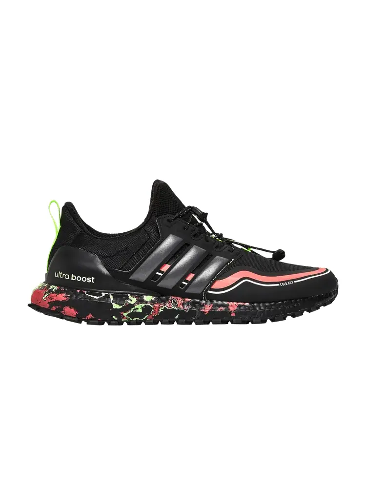 Кроссовки adidas UltraBoost Winter.Rdy DNA 'Black Signal Pink' — изображение 1 из 9, черный/черный/розовый