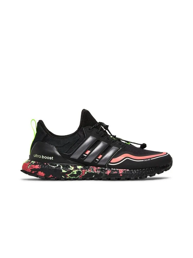 Кроссовки adidas UltraBoost Winter.Rdy DNA 'Black Signal Pink' — изображение 2 из 9, черный/черный/розовый