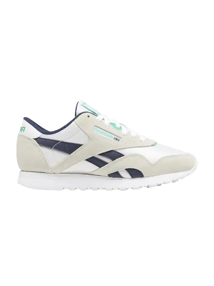 Кроссовки Reebok Wmns Classic Nylon 'White Vector Navy' — изображение 1 из 1