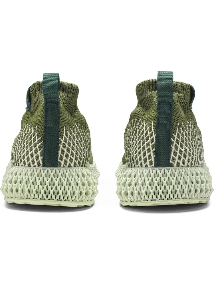 Кроссовки Adidas Pharrell Williams x 4D Runner 'Olive' — изображение 6 из 8, зеленый